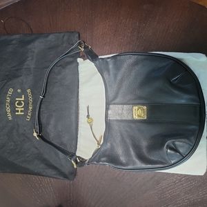 HCL Vintage Leather Hobo Handbag